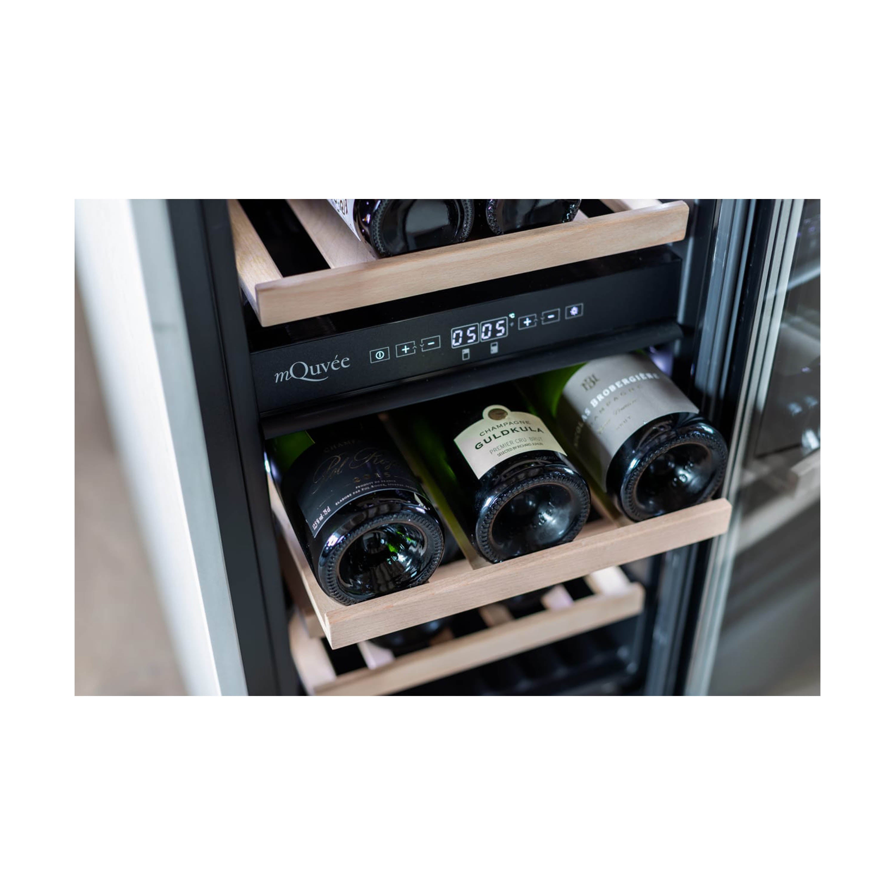 Weinkühlschrank 28 Flaschen WineCave 700 40D Stainless