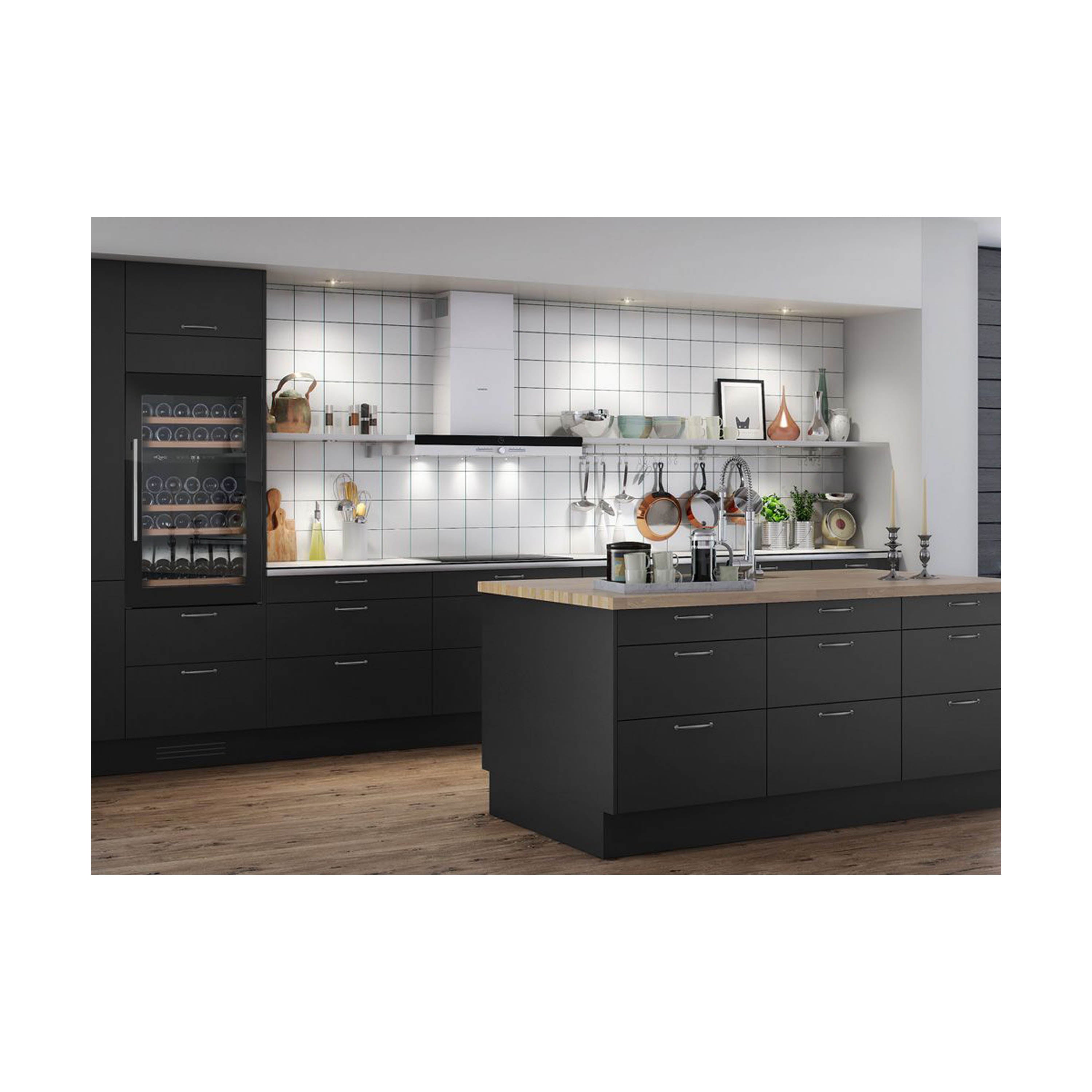 Weinkühlschrank 49 Flaschen WineKeeper 49D Fullglass Black
