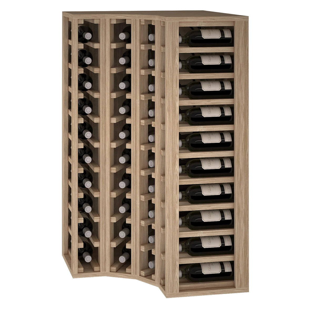 Weinregal aus Eichenholz für 40 Flaschen Expovinalia Godello ER2038