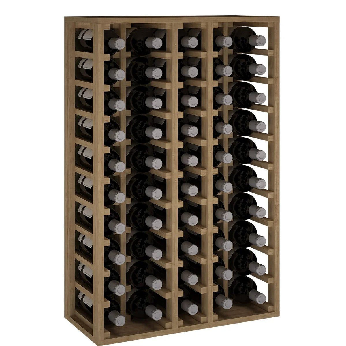 Wine rack for 50 magnum bottles Expovinalia Canedo Godello 2066 – Pine with light oak finish – EX2066