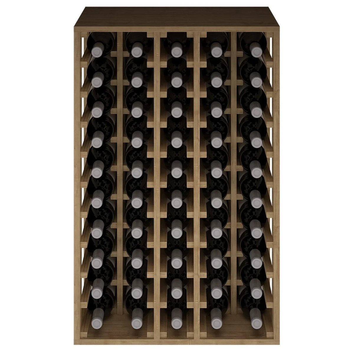Wine rack for 50 magnum bottles Expovinalia Canedo Godello 2066 – Pine with light oak finish – EX2066
