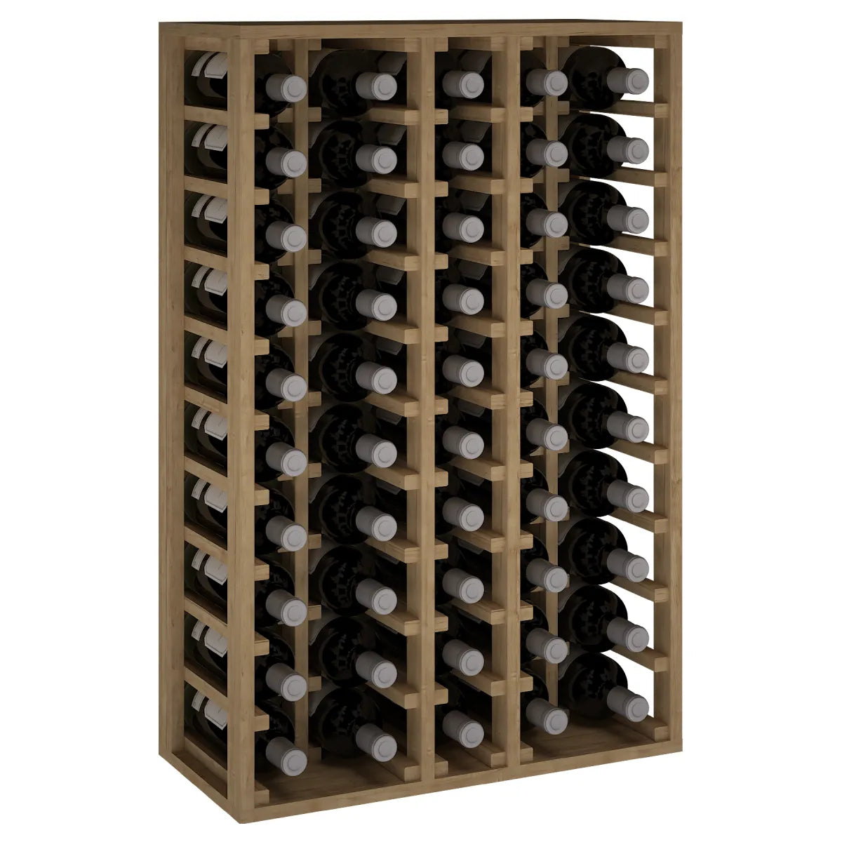 Wine rack for 50 magnum bottles Expovinalia Canedo Godello 2066 – Pine with light oak finish – EX2066