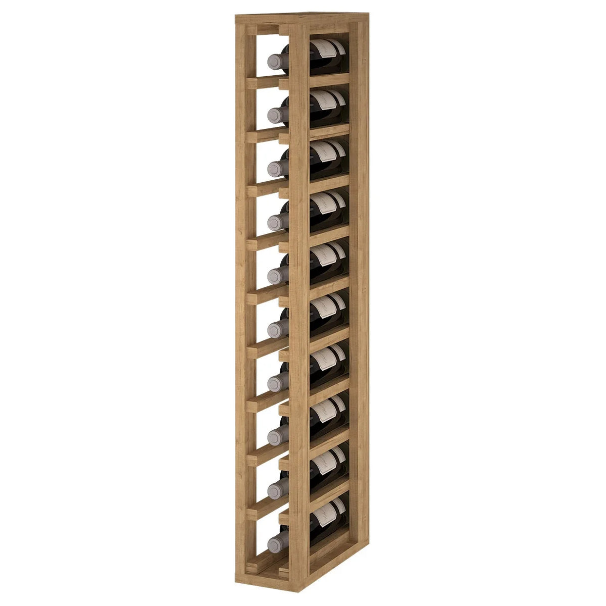 Wine rack for 10 bottles Expovinalia Canedo Godello 2031 – Pine with light oak finish – view 3 – EX2031