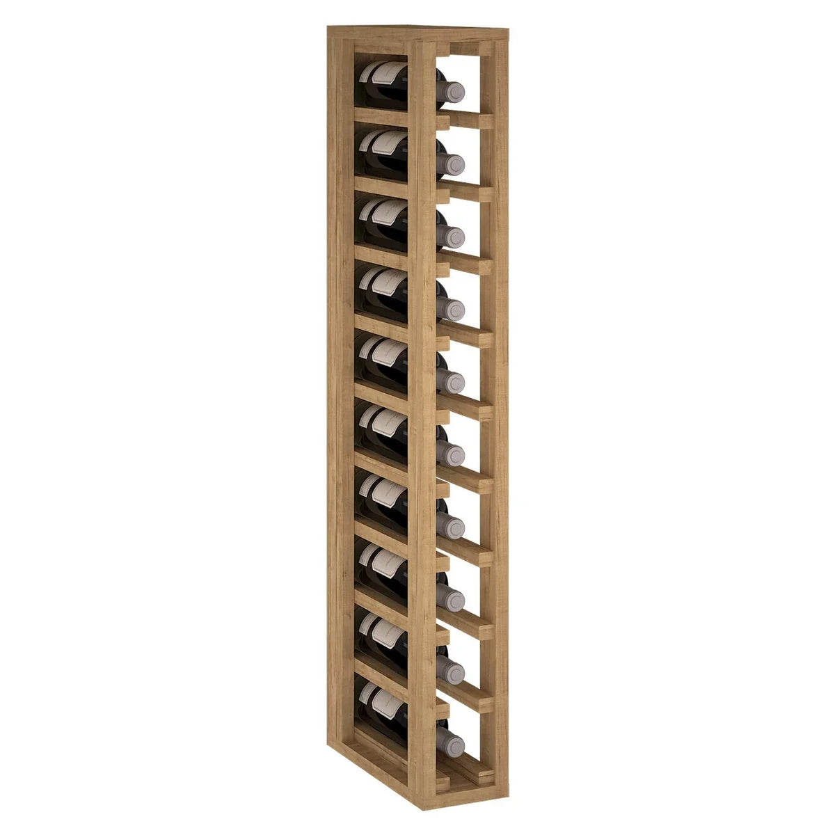 Wine rack for 10 bottles Expovinalia Canedo Godello 2031 – Pine with light oak finish – EX2031