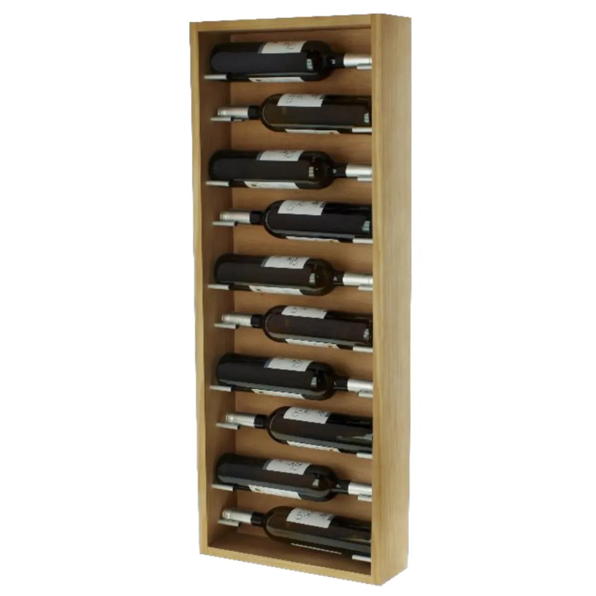 Wine rack for 10 bottles Expovinalia Trofeo Godello 9188 – Pine with light oak finish – EX9188