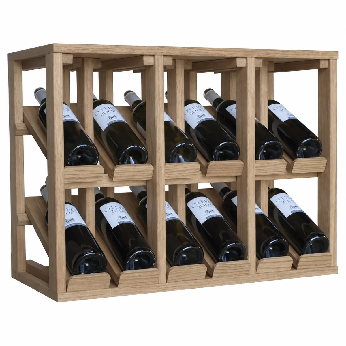 Wine rack for 12 bottles Expovinalia Villafranca Godello 2193 – Natural oak – ER2193