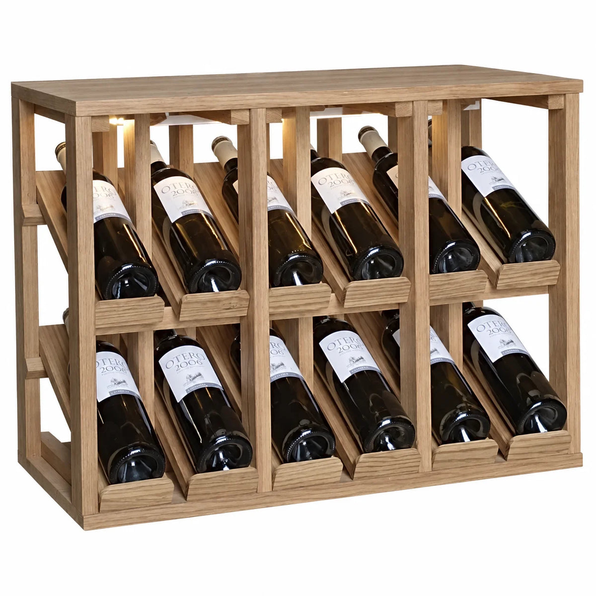 Wine rack for 12 bottles Expovinalia Villafranca Godello 2194 – Natural oak – ER2194