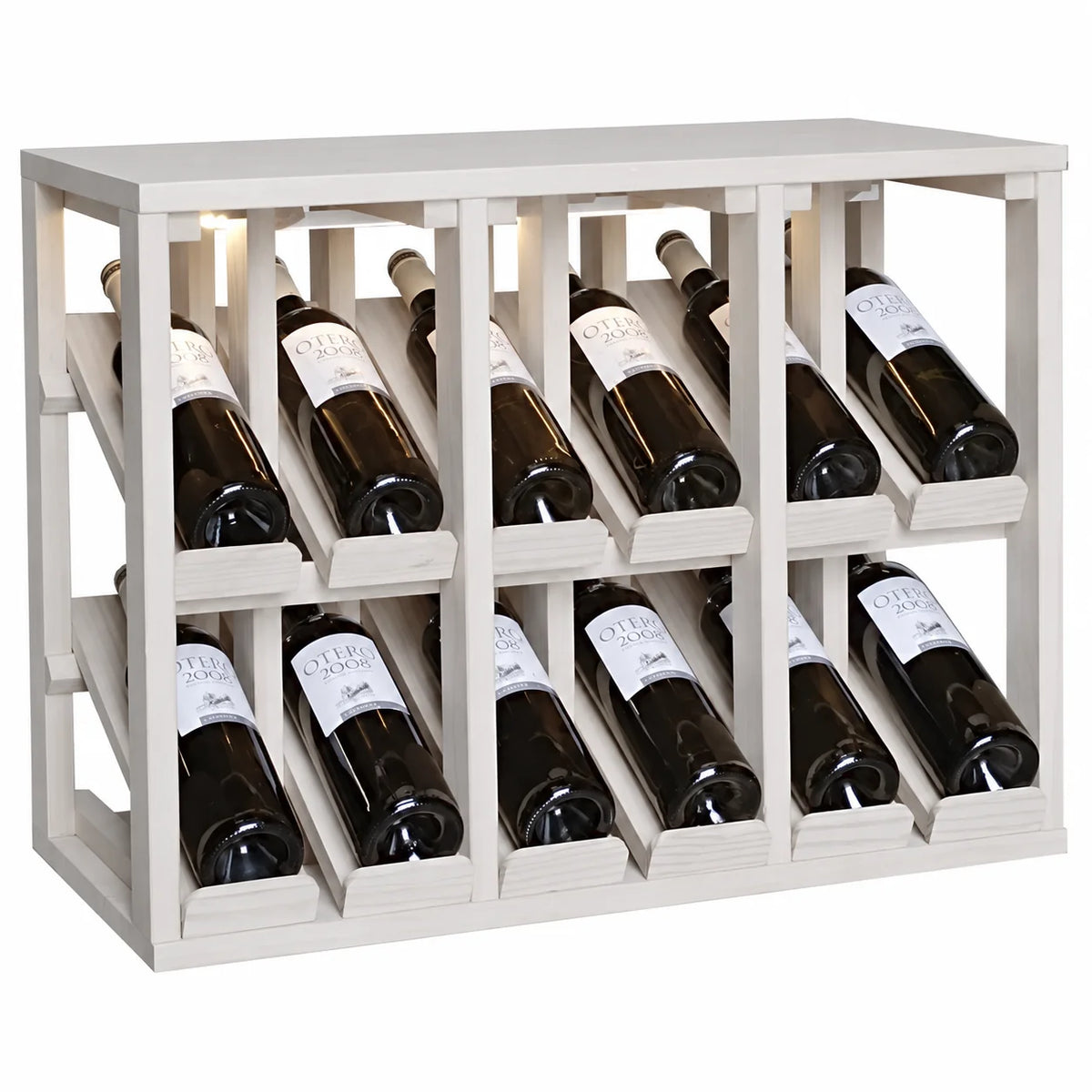 Wine rack for 12 bottles Expovinalia Villafranca Godello 2194 – White pine – EW2194