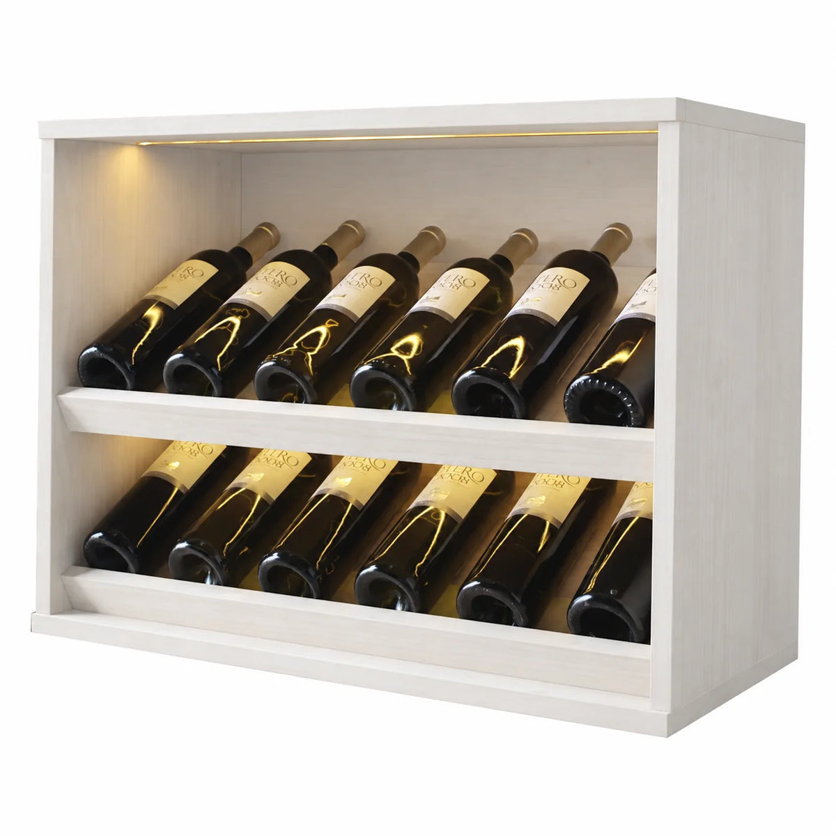 Wine rack for 12 bottles Expovinalia Villafranca Godello 2294 – White pine – EW2294