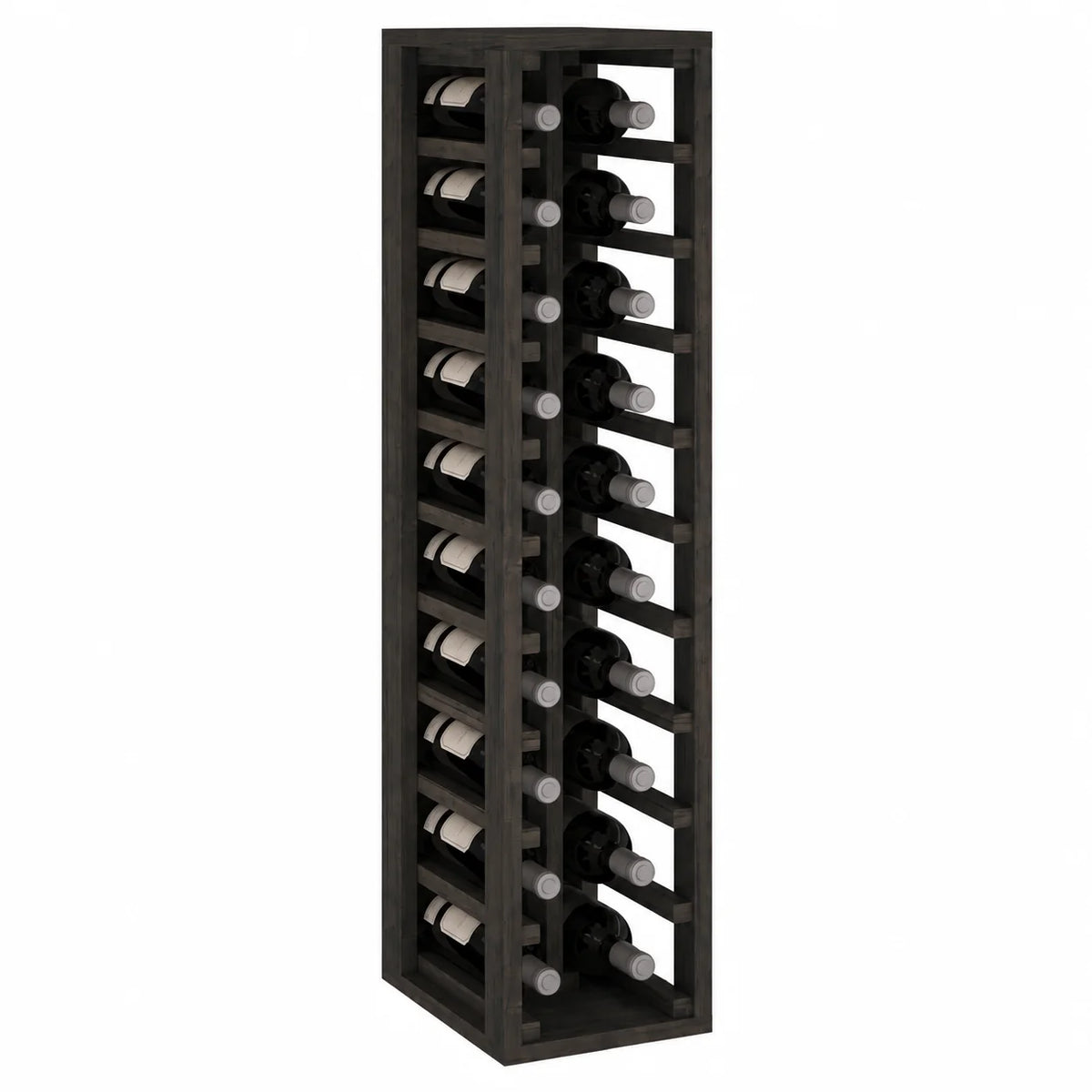 Wine rack for 20 bottles Expovinalia Canedo Godello 2032 – Black pine – BX2032