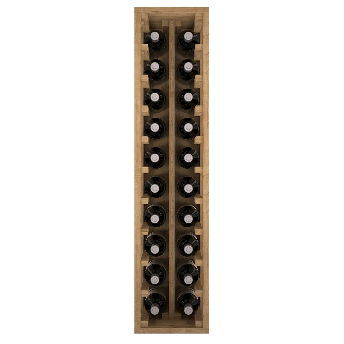 Wine rack for 20 bottles Expovinalia Canedo Godello 2032 – Pine with light oak finish – view 2 – EX2032