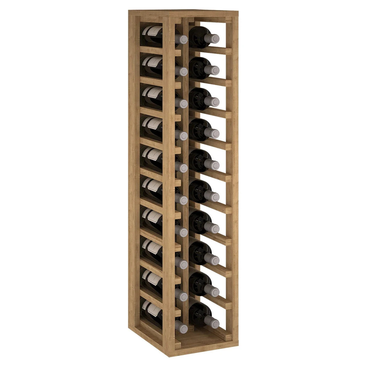 Wine rack for 20 bottles Expovinalia Canedo Godello 2032 – Pine with light oak finish – EX2032