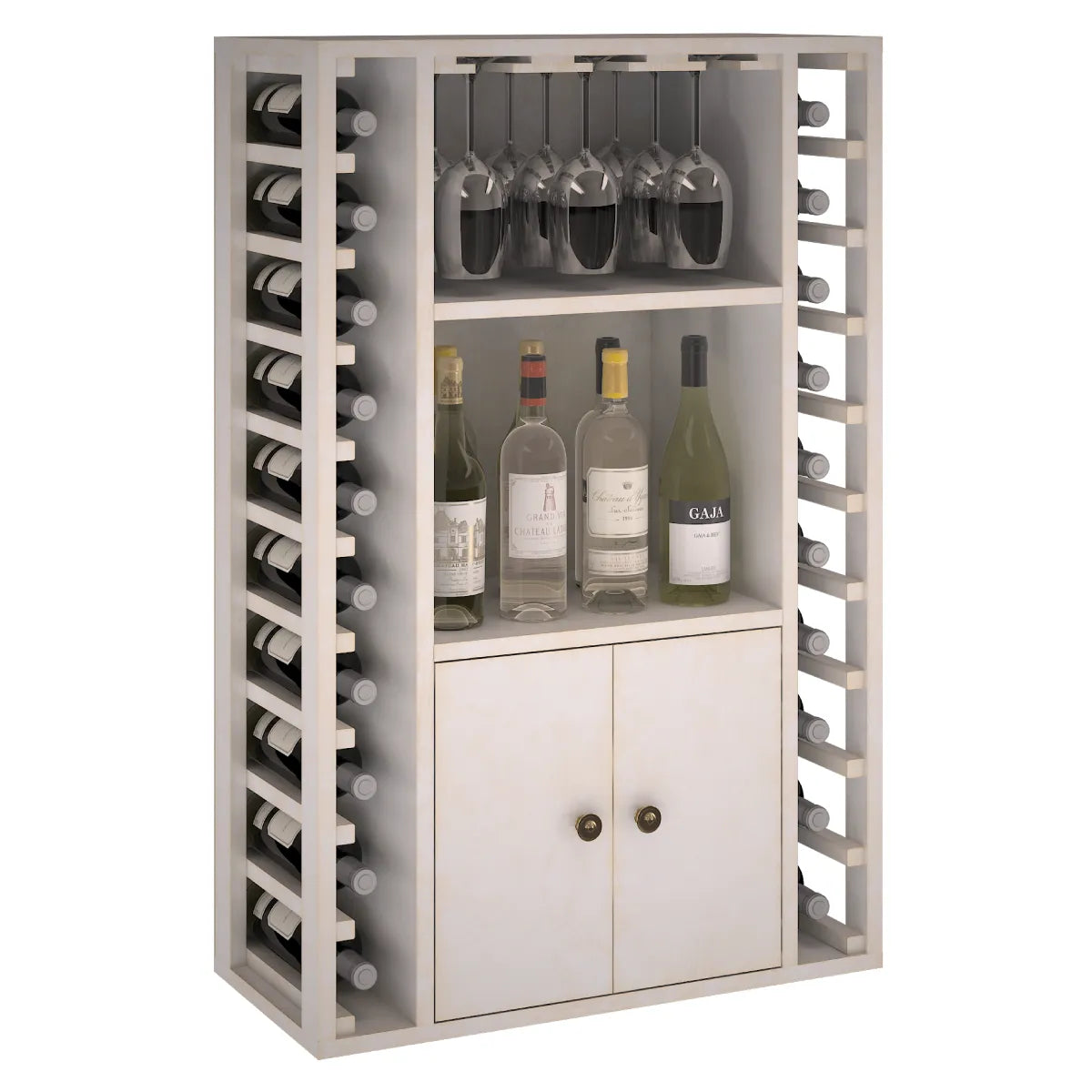 Wine rack for 20 bottles Expovinalia Corullón Godello 2521 – White pine – EW2521