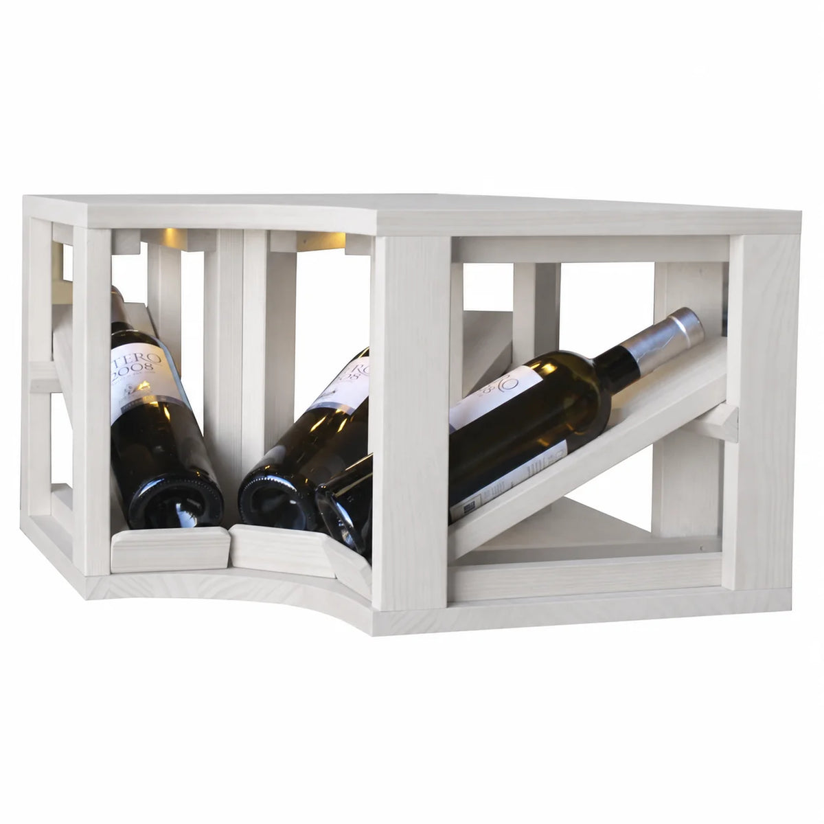 Wine rack for 3 bottles Expovinalia Villafranca Godello 2196 – White pine – EW2196