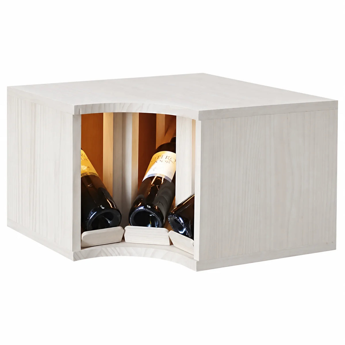 Wine rack for 3 bottles Expovinalia Villafranca Godello 2296 – White pine – EW2296