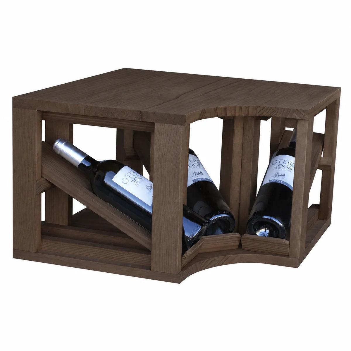 Wine rack for 3 bottles Expovinalia Villafranca Godello 2195 – Dark pine – HX2195