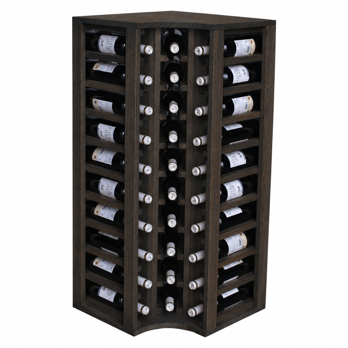 Wine rack for 30 bottles Expovinalia Canedo Godello 2038 – Black pine – BX2038