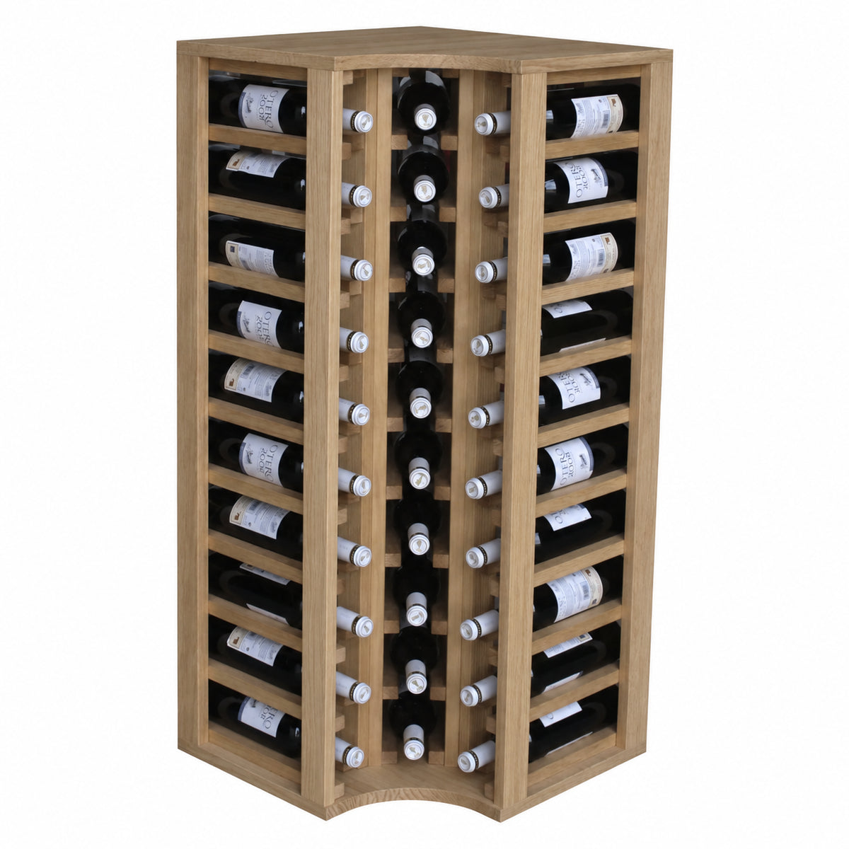 Wine rack for 30 bottles Expovinalia Canedo Godello 2038 – Natural oak – ER2038
