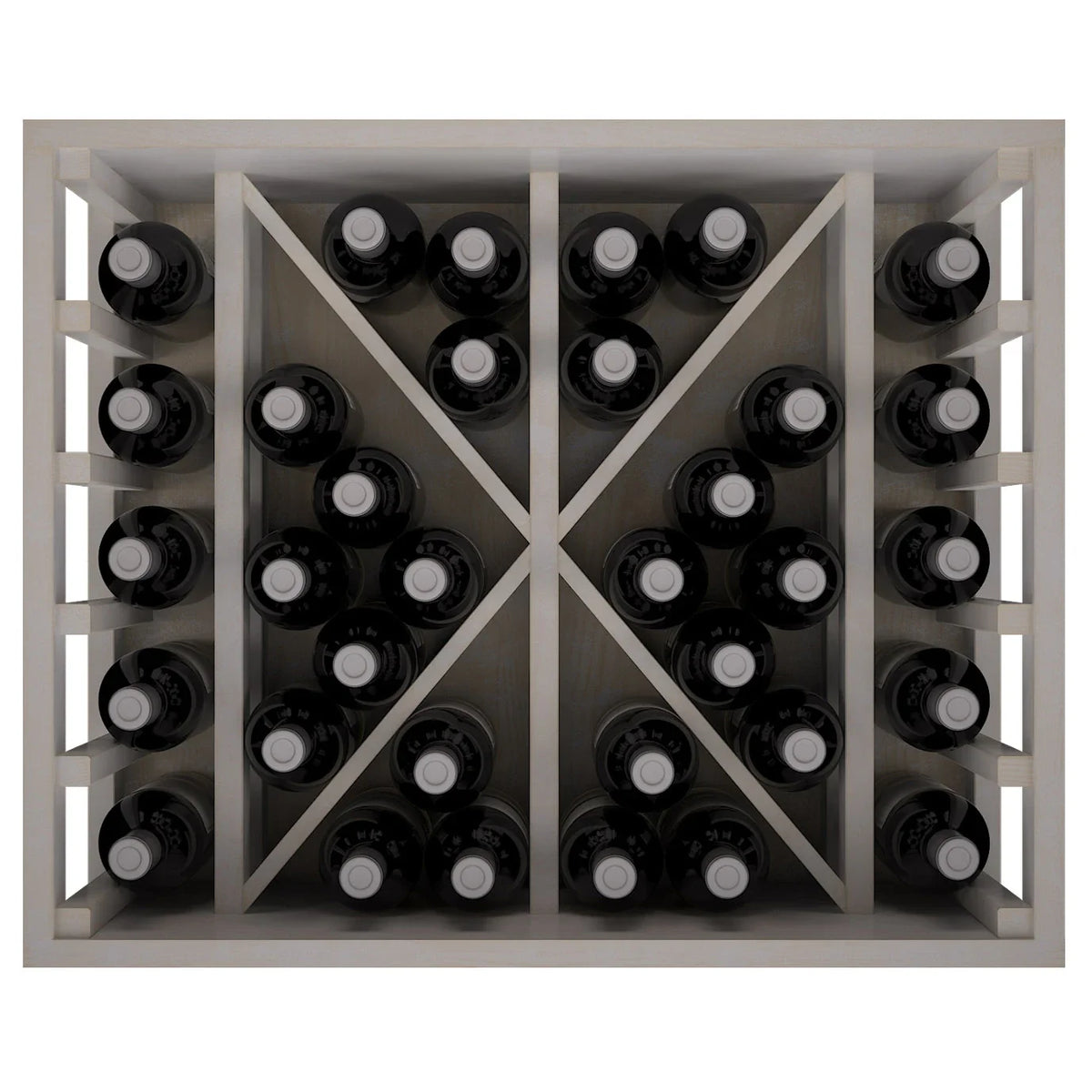 Wine rack for 34 bottles Expovinalia Toral Godello 2531 – White pine – view 2 – EW2531