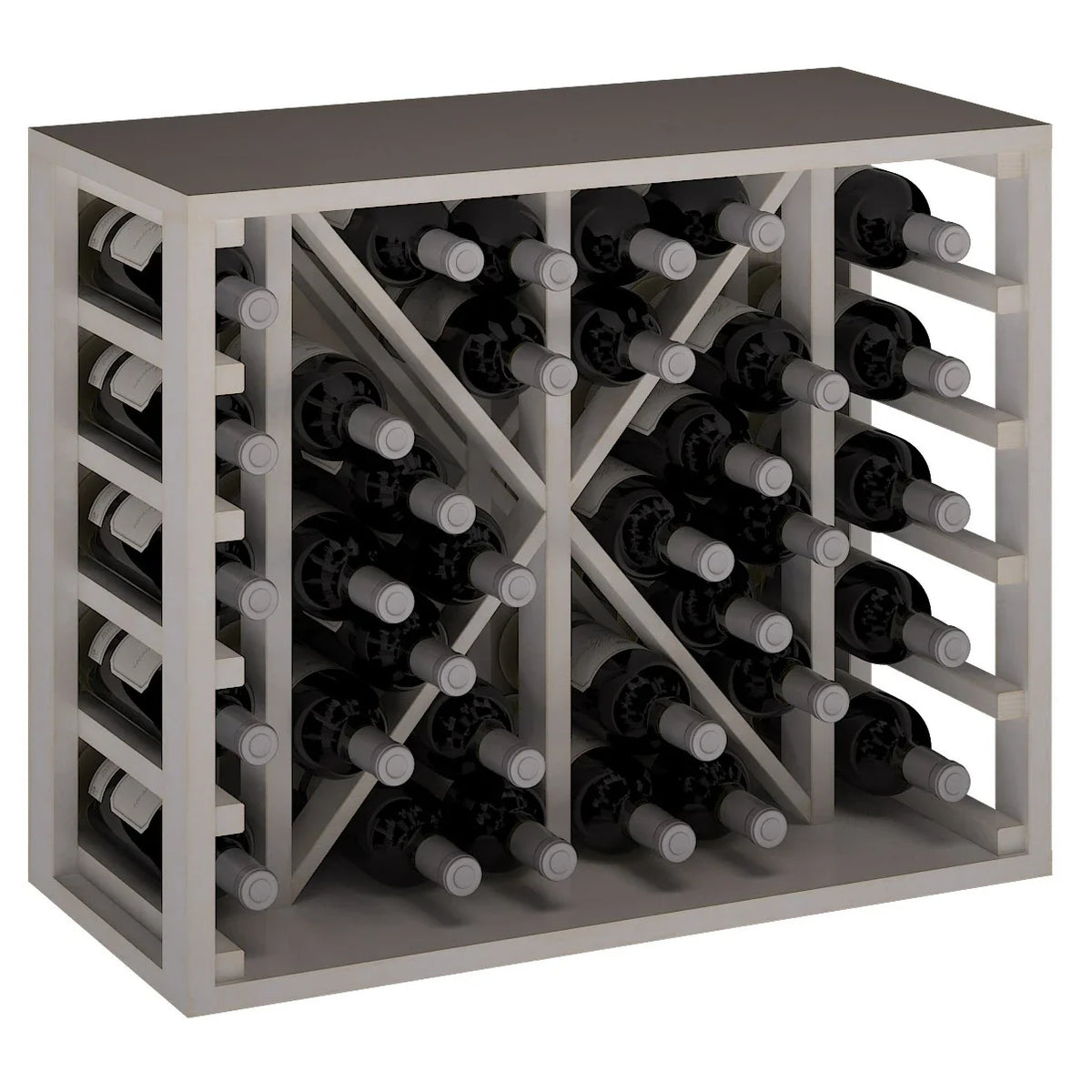 Wine rack for 34 bottles Expovinalia Toral Godello 2531 – White pine – EW2531