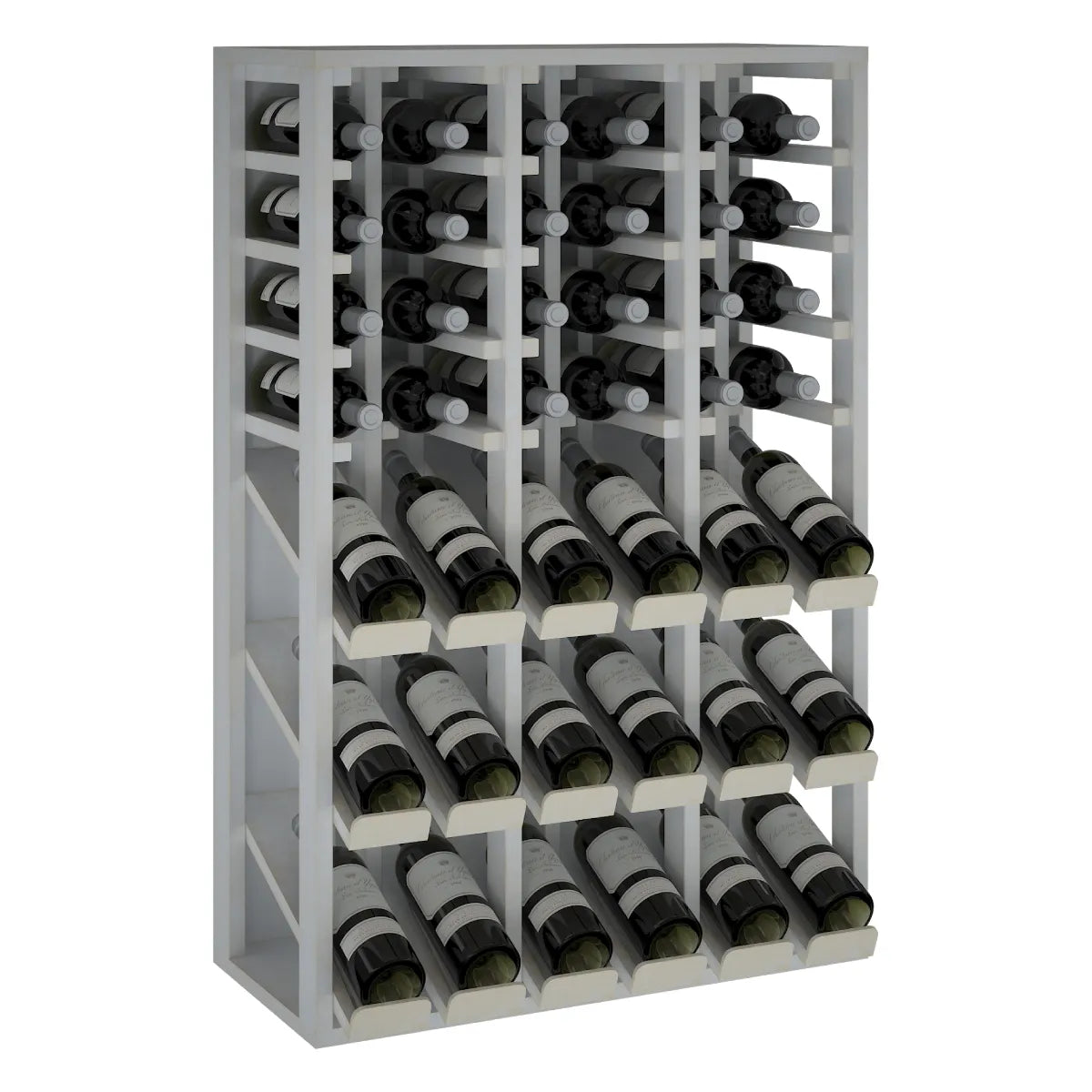 Wine rack for 36 bottles Expovinalia Villafranca Godello 2091 – White pine – EW2091