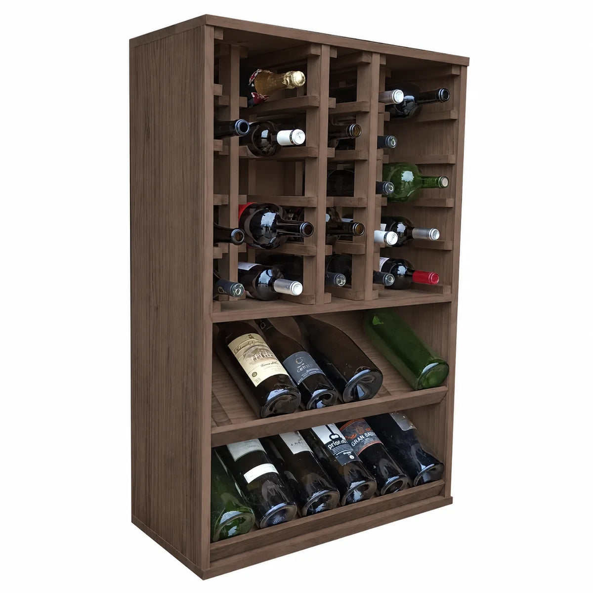 Wine rack for 37 magnum bottles Expovinalia Villafranca Godello 2093 – Dark pine – HX2093