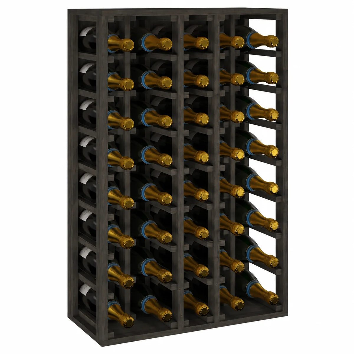 Wine rack for 40 magnum bottles Expovinalia Canedo Godello 2062 – Black pine – BX2062