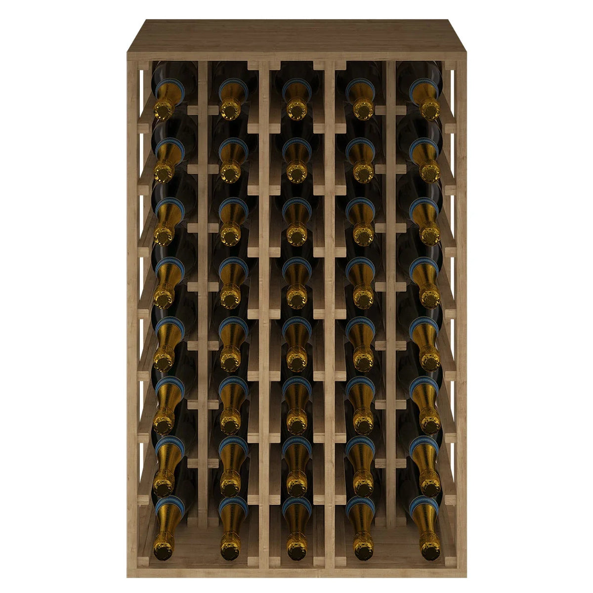 Wine rack for 40 magnum bottles Expovinalia Canedo Godello 2062 – Pine with light oak finish – view 4 – EX2062