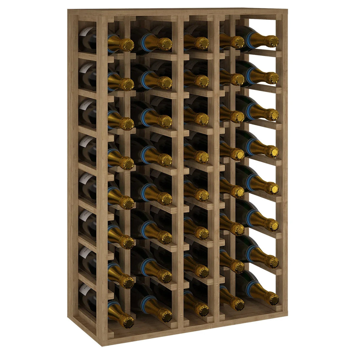 Wine rack for 40 magnum bottles Expovinalia Canedo Godello 2062 – Pine with light oak finish – EX2062