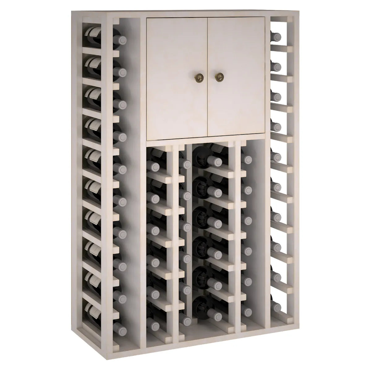 Wine rack for 46 bottles Expovinalia Cacabelos 1 Godello 2515 – White pine – EW2515