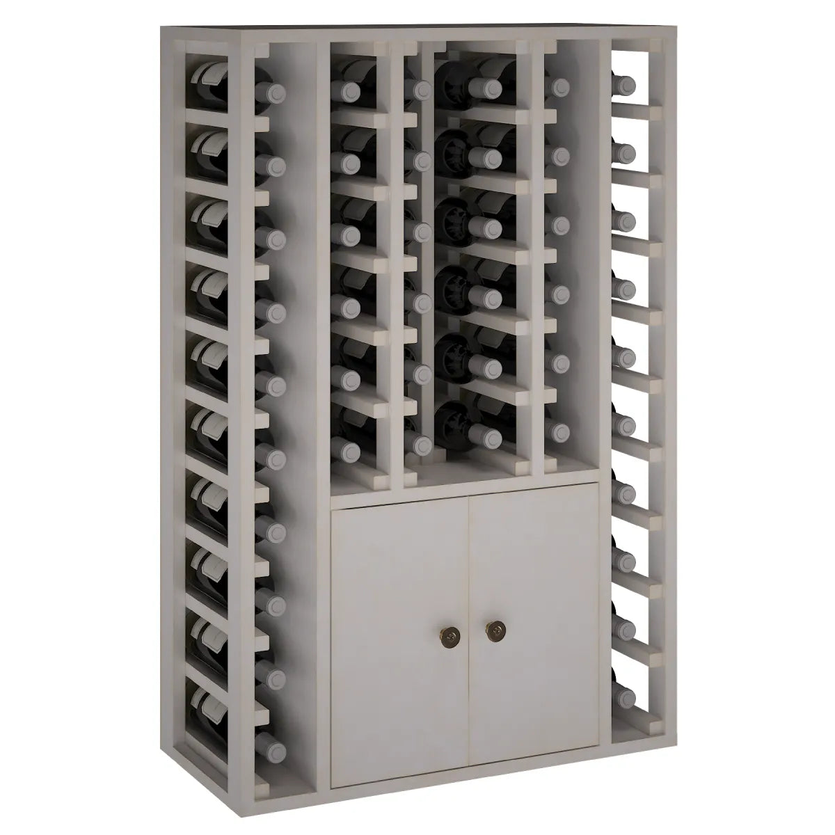 Wine rack for 46 bottles Expovinalia Cacabelos 2 Godello 2516 – White pine – EW2516