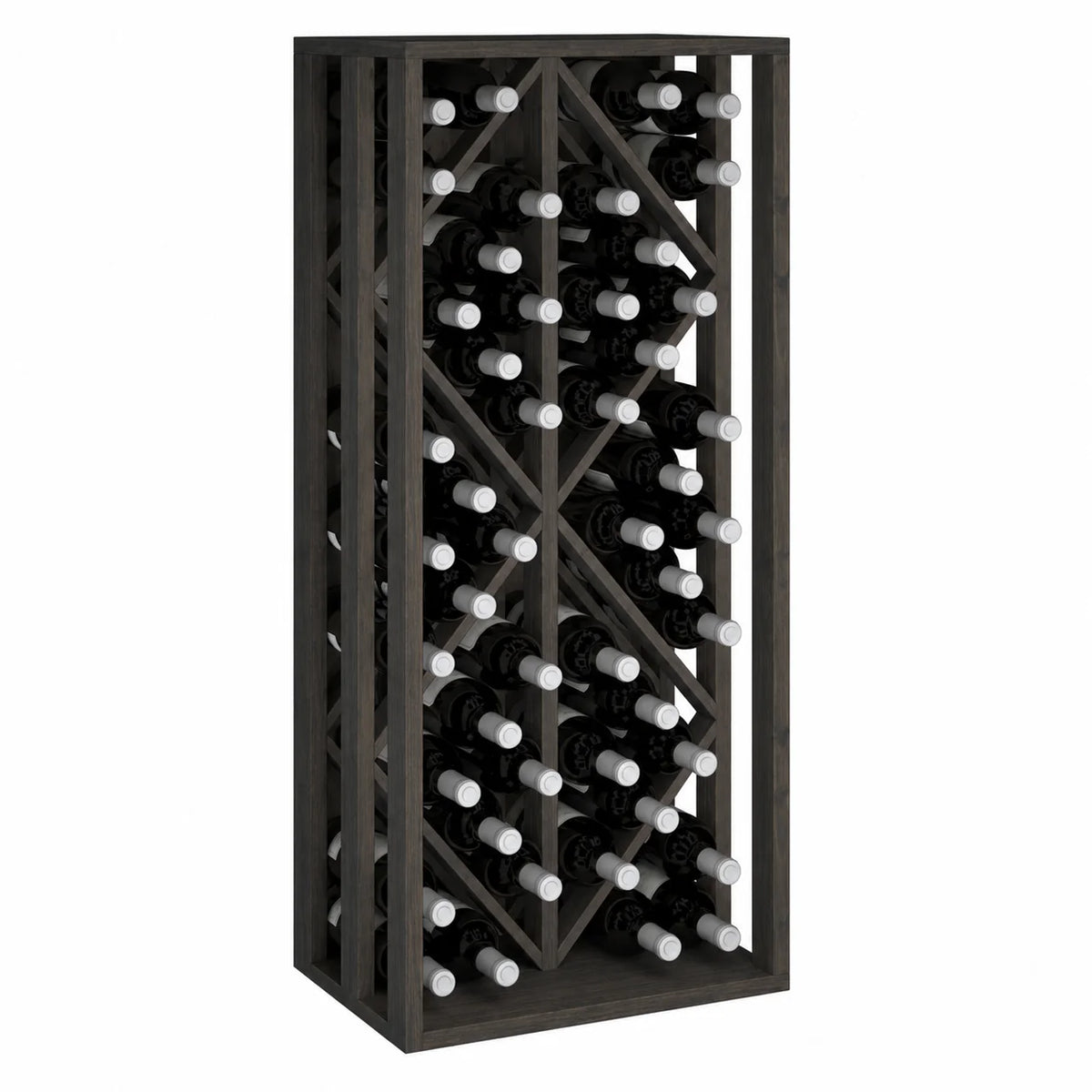 Wine rack for 48 bottles Expovinalia Toral Godello 2532 – Black pine – BX2532