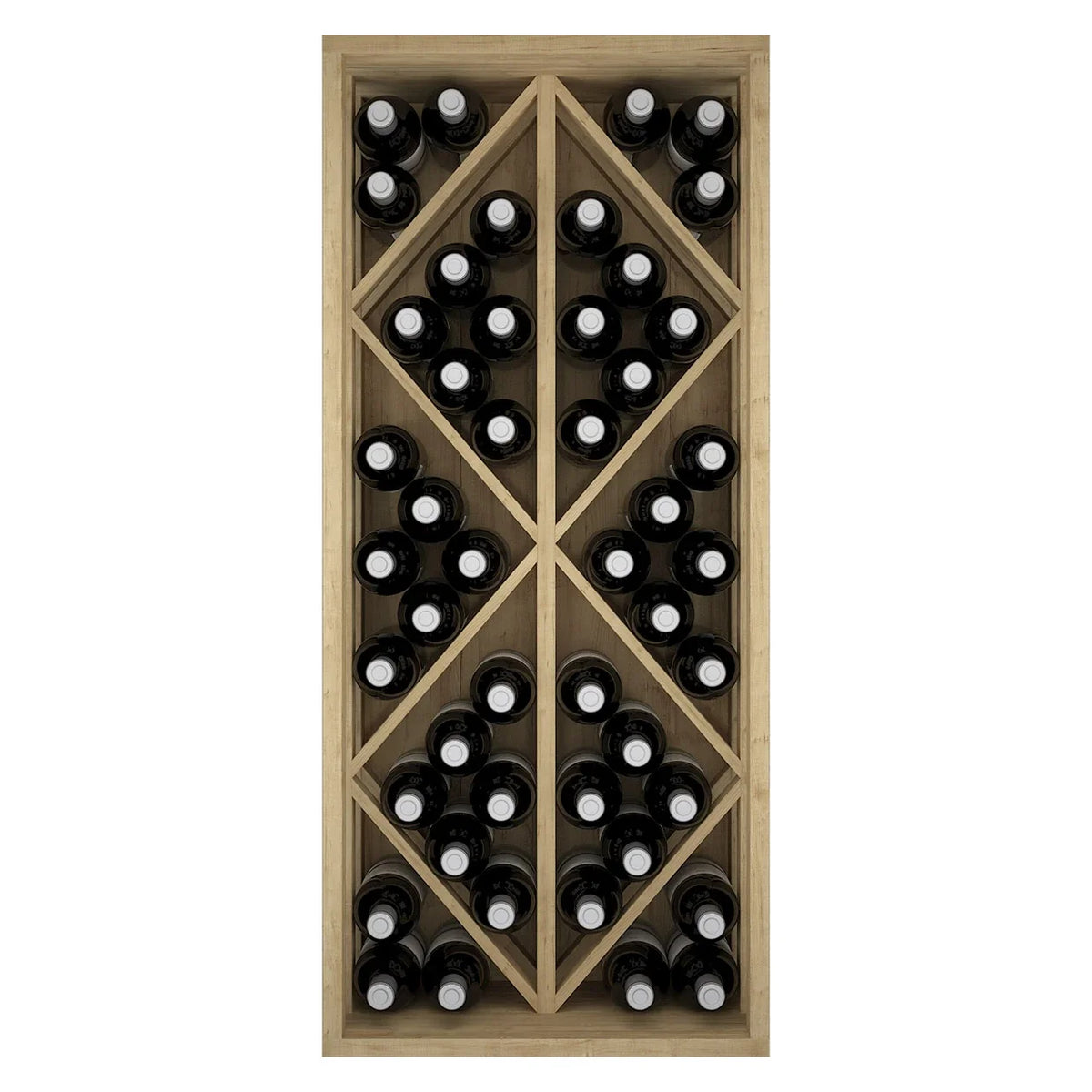 Wine rack for 48 bottles Expovinalia Toral Godello 2532 – Pine with light oak finish – view 2 – EX2532