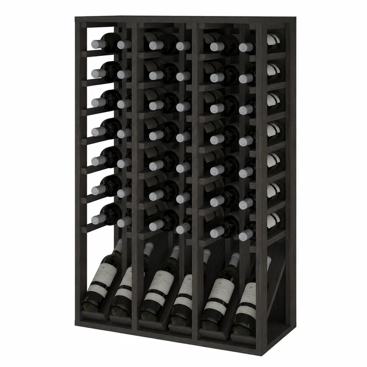 Wine rack for 48 bottles Expovinalia Villafranca Godello 2092 – Black pine – BX2092