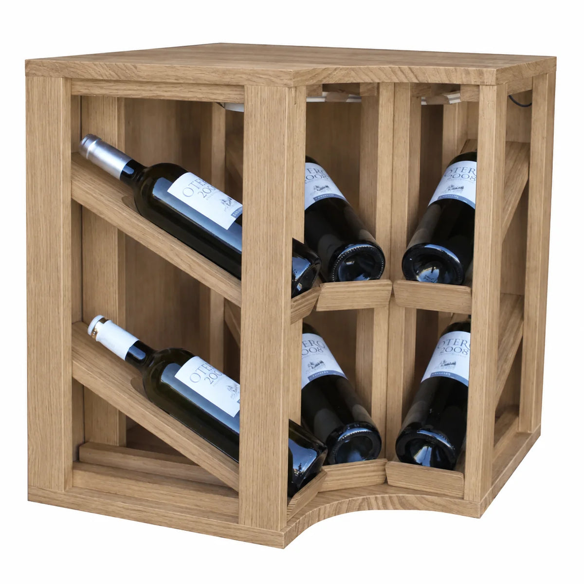 Weinregal für 6 Flaschen Expovinalia Godello 2197 – Eiche natur – ER2197