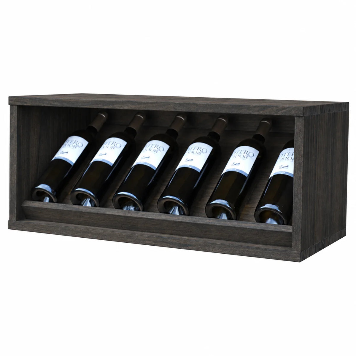 Wine rack for 6 bottles Expovinalia Villafranca Godello 2291 – Black pine – BX2291
