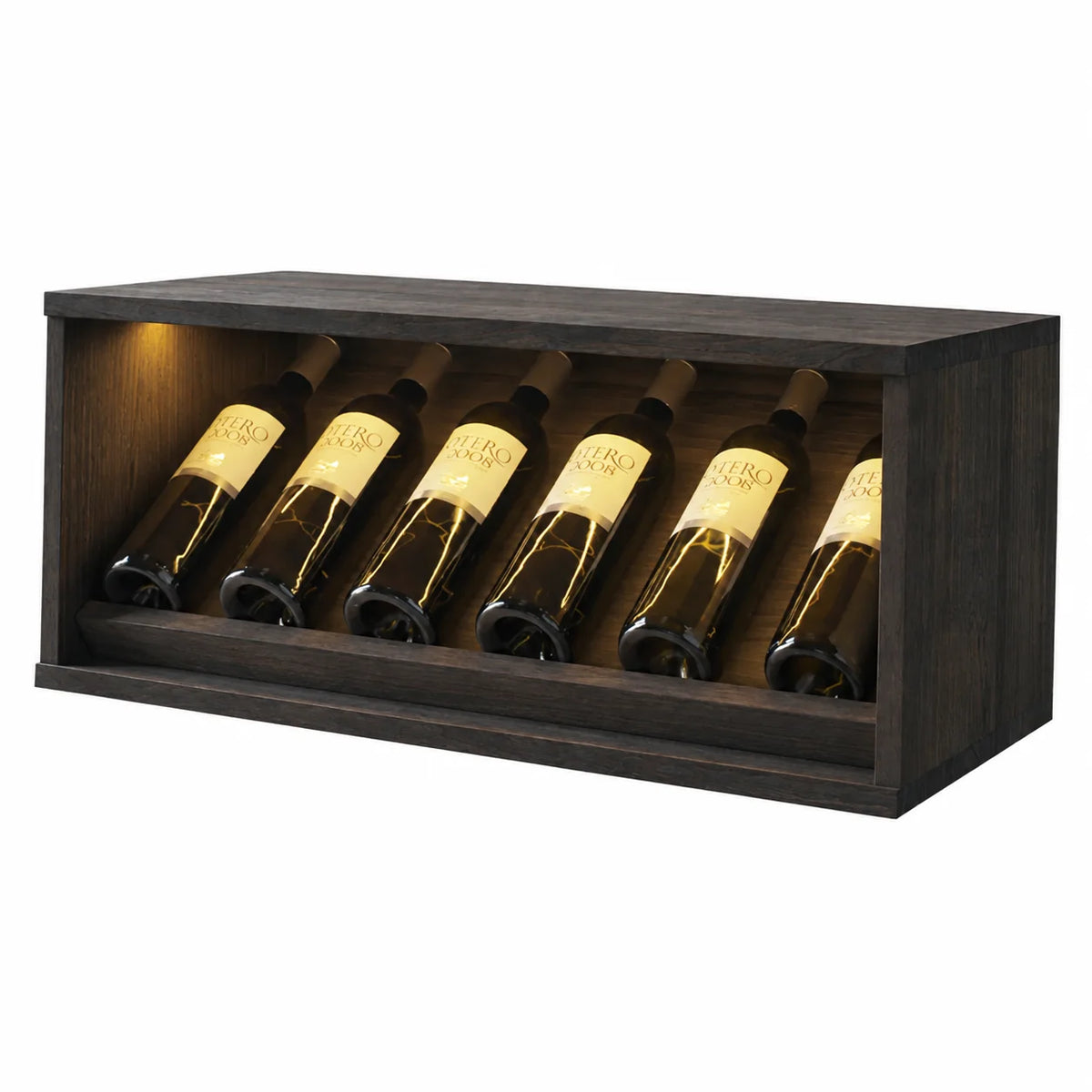 Wine rack for 6 bottles Expovinalia Villafranca Godello 2292 – Black pine – BX2292