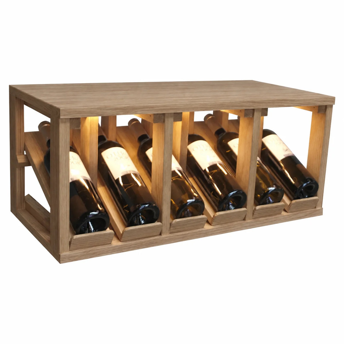 Wine rack for 6 bottles Expovinalia Villafranca Godello 2192 – Natural oak – ER2192