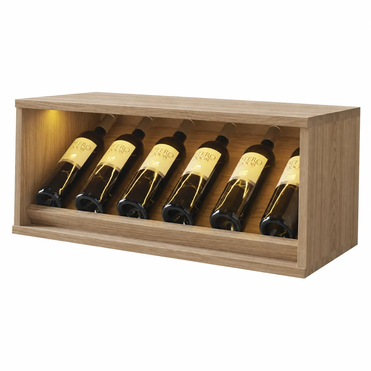 Wine rack for 6 bottles Expovinalia Villafranca Godello 2292 – Natural oak – ER2292