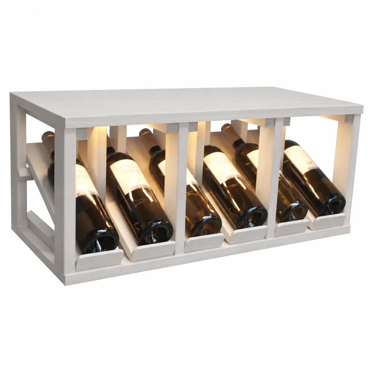 Wine rack for 6 bottles Expovinalia Villafranca Godello 2192 – White pine – EW2192