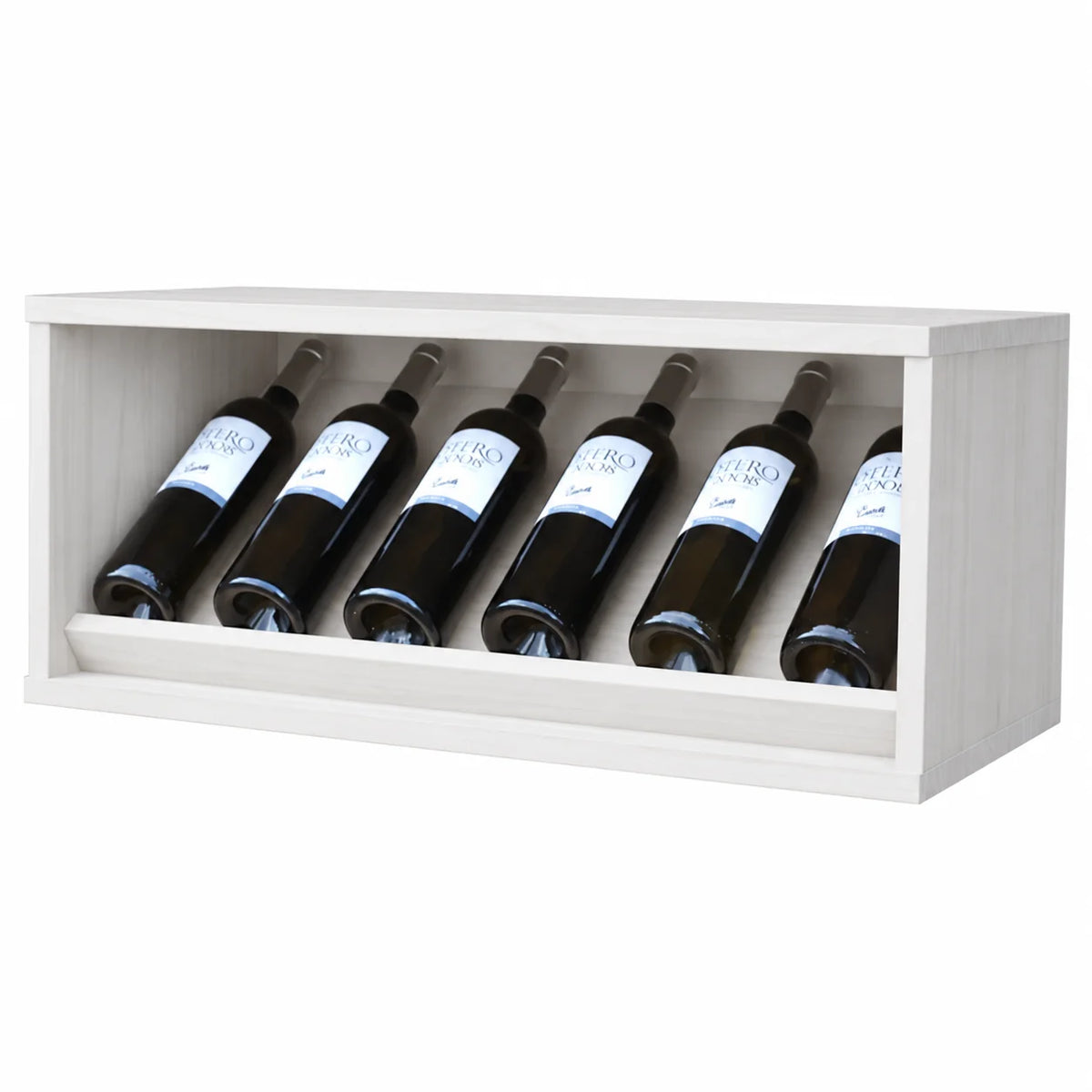 Wine rack for 6 bottles Expovinalia Villafranca Godello 2291 – White pine – EW2291