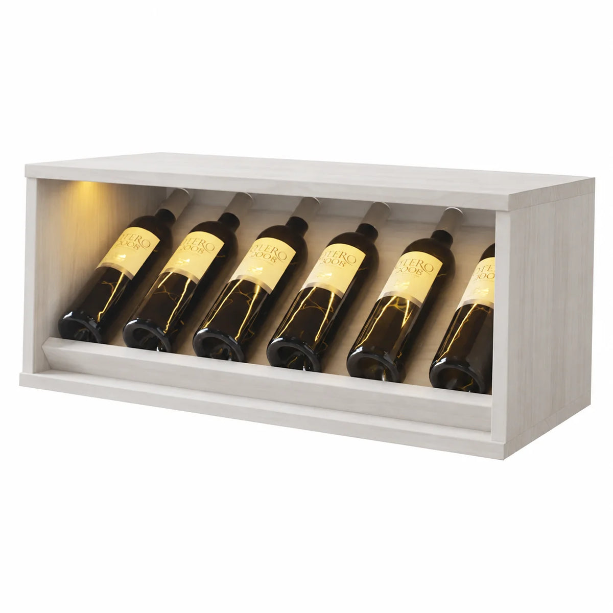 Wine rack for 6 bottles Expovinalia Villafranca Godello 2292 – White pine – EW2292
