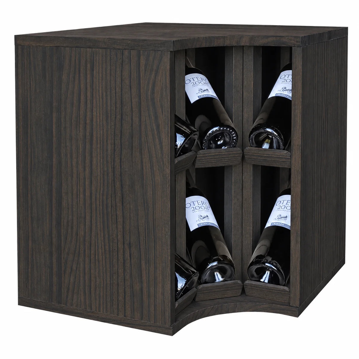 Wine rack for 6 bottles Expovinalia Villafranca Godello 2297 – Black pine – BX2297