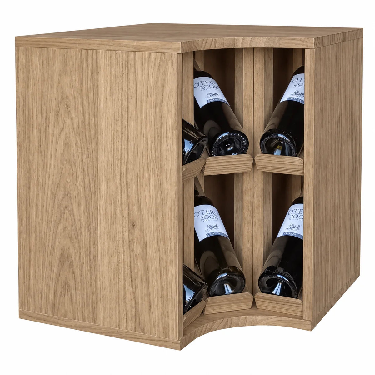 Wine rack for 6 bottles Expovinalia Villafranca Godello 2297 – Natural oak – ER2297