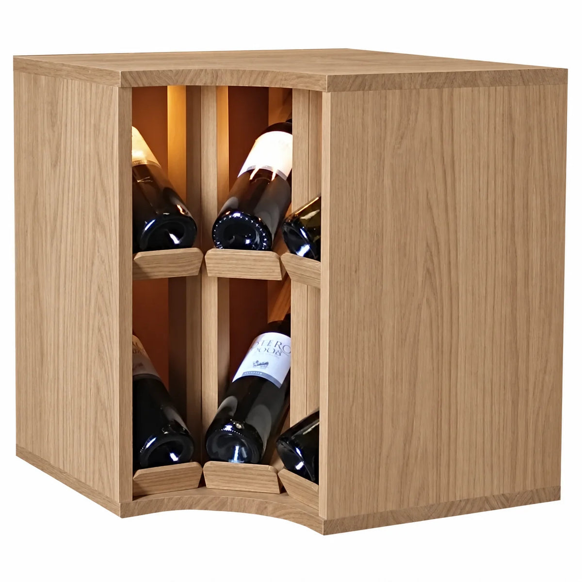 Wine rack for 6 bottles Expovinalia Villafranca Godello 2298 – Natural oak – ER2298