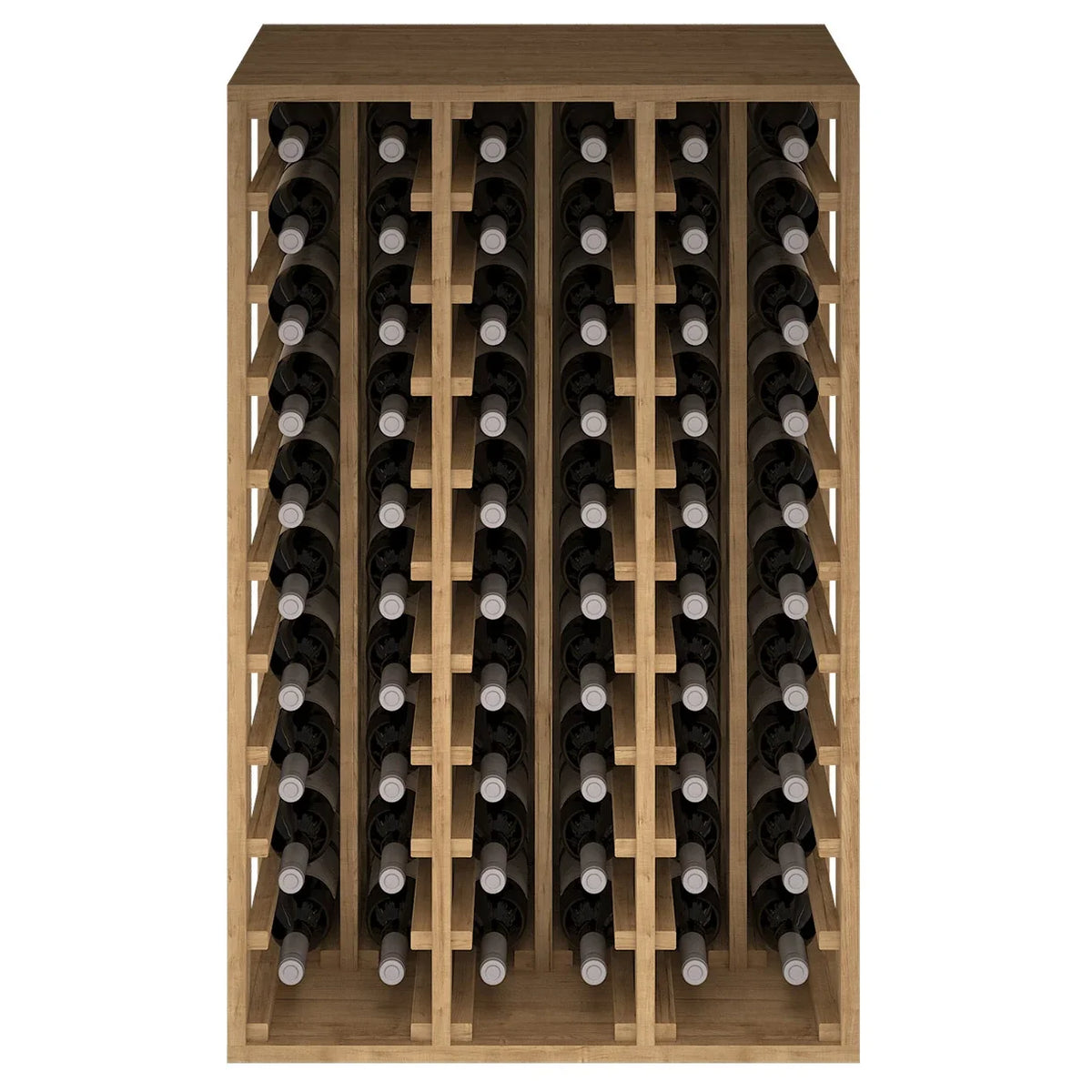 Wine rack for 60 bottles Expovinalia Canedo Godello 2060 – Pine with light oak finish – view 4 – EX2060