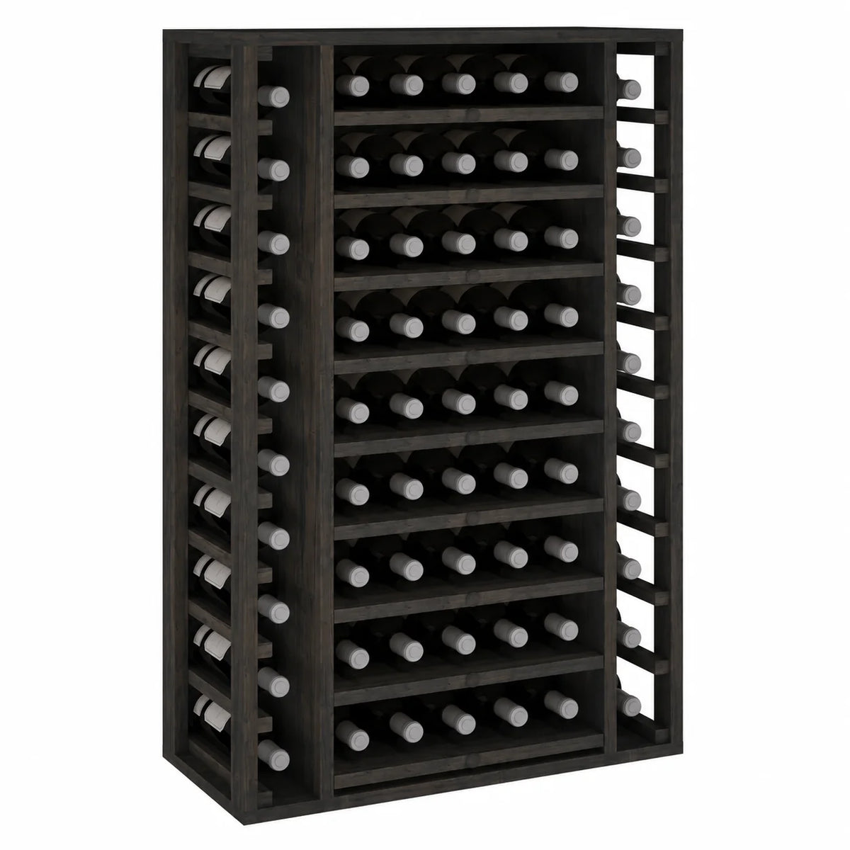Wine rack for 65 bottles Expovinalia Arganza Godello 2540 – Black pine – BX2540