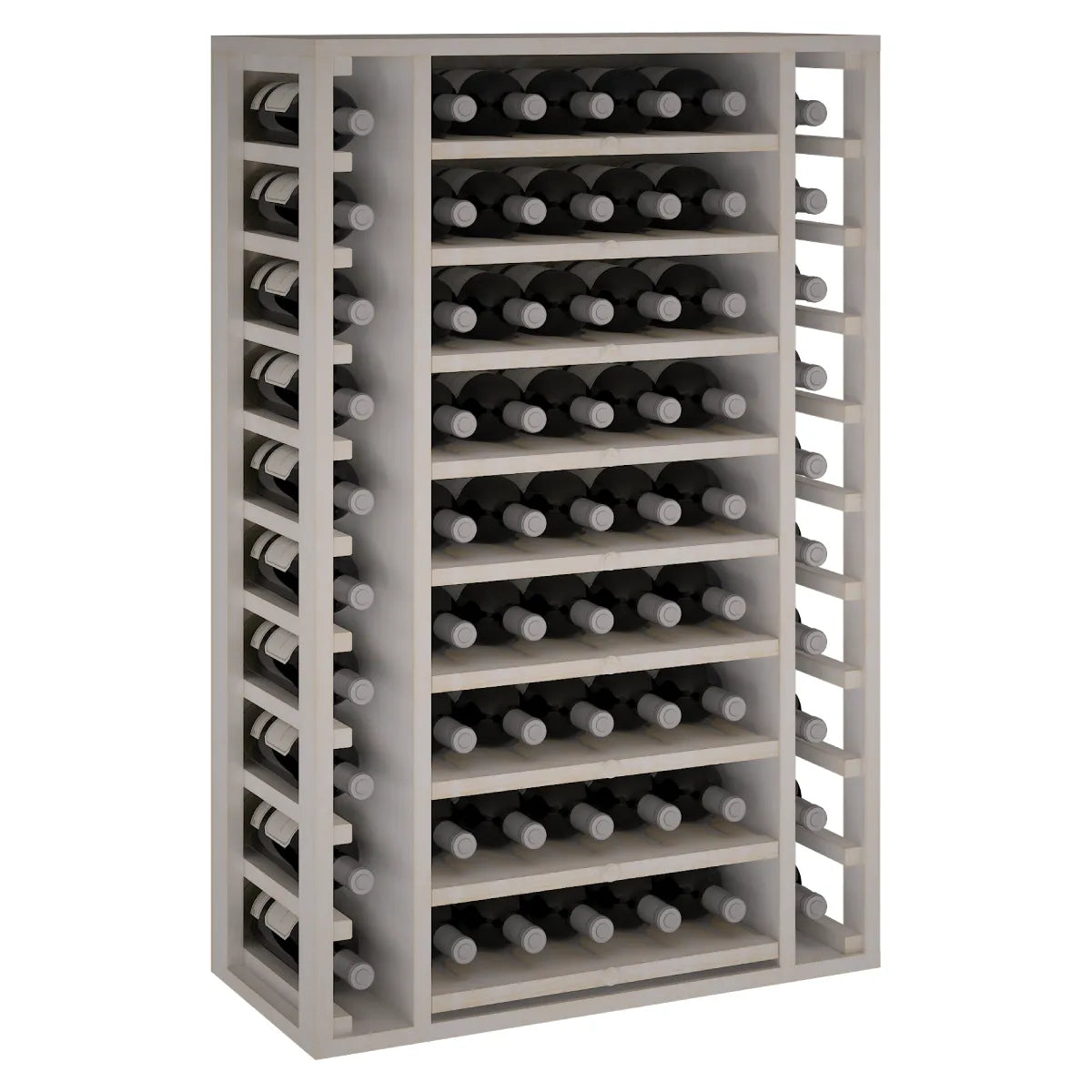 Wine rack for 65 bottles Expovinalia Arganza Godello 2540 – White pine – EW2540