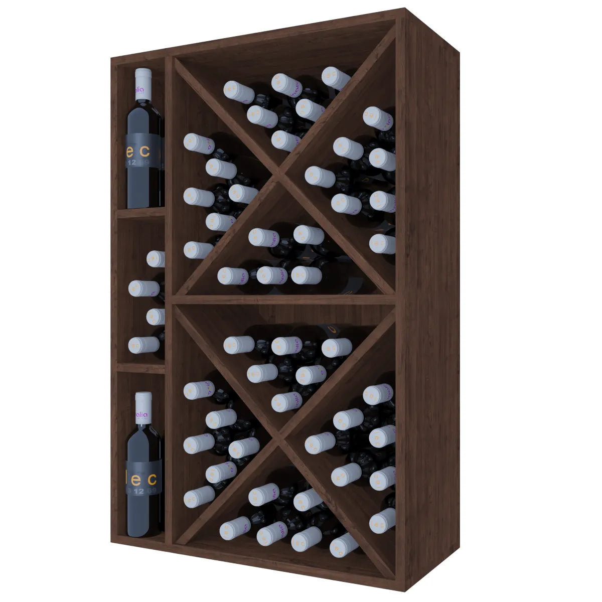Wine rack for 66 bottles Expovinalia Corullón 1 Godello 2536 – Dark pine – HX2536