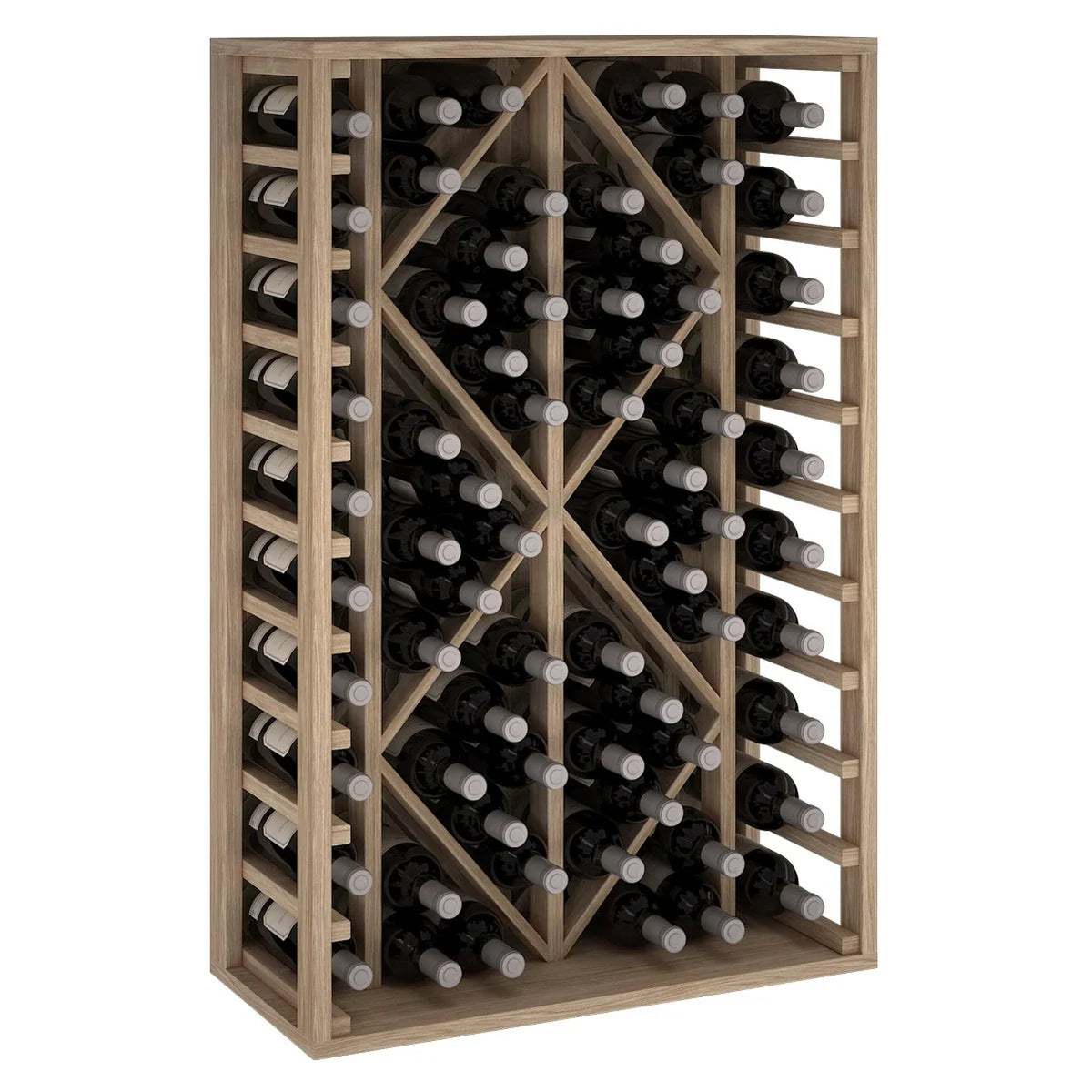Wine rack for 68 bottles Expovinalia Toral Godello 2530 – Natural oak – ER2530